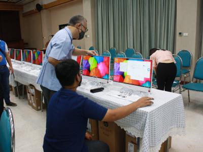 โรงพยาบาลสูงเม่นตรวจรับครุภัณฑ์คอมพิวเตอร์ประจำปีงบประมาณ 2563